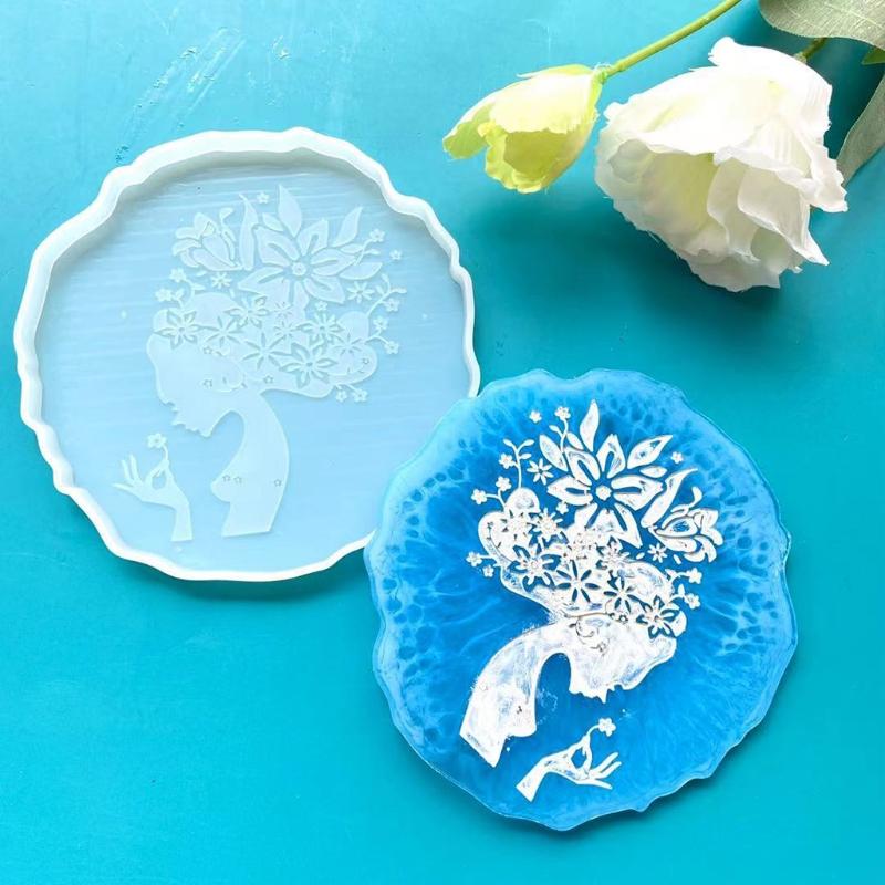 Crystal Human Body Mold Epoxy Resin Mold Suitable for Resin Casting X3UC