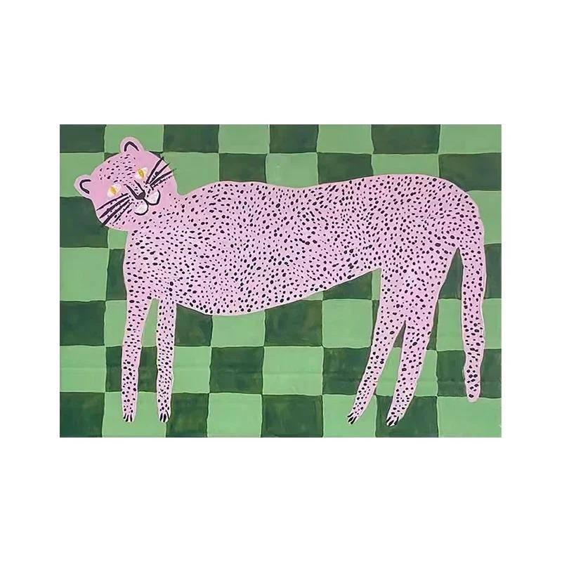 Cartoon Abstract Animals Art Children Bedroom Carpet for Home Decor Living Room Non-slip Mat Hotel Sofa Coffee Table Area Rugs