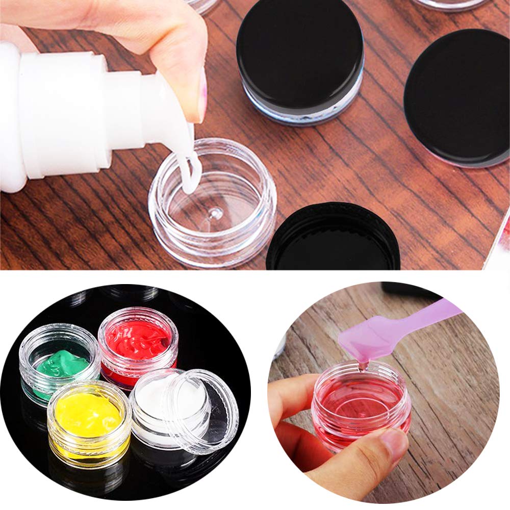 Wopanxye 50pcs 5ml Small Round Case Cream Case Accessory Case Lotion Cosmetic Container Refillable Container Face Cream Cosmetics Cream Container