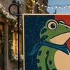 10 Pcs Resist Portland Frog Yard Flag Frog Protest Garden Flag Hilarious Outdoor Banner