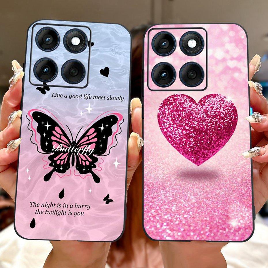 Cute Painting Phone Case For Motorola Edge 60S 60 Fusion Soft Silicone TPU Back Cover For Motorola Edge60 Edge60S Cases Bumpers