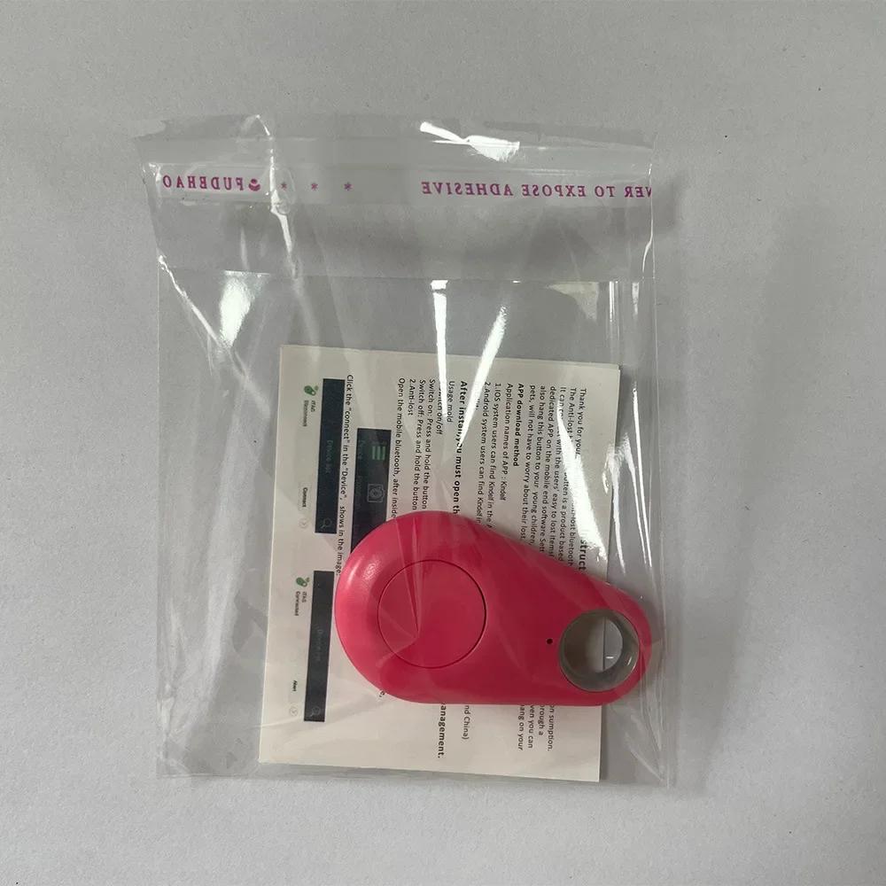 

Мини Модный Умный GPS Трекер для Домашних Животных Сигнализация Защиты от Потери Беспроводной Локатор для Детской Сумки Кошелька Поисковик Ключей Напоминание Управление Селфи-Затвором розы красного