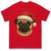 Pug Face Christmas T Shirt Tshirt Mens Womens Unisex Tops Tees