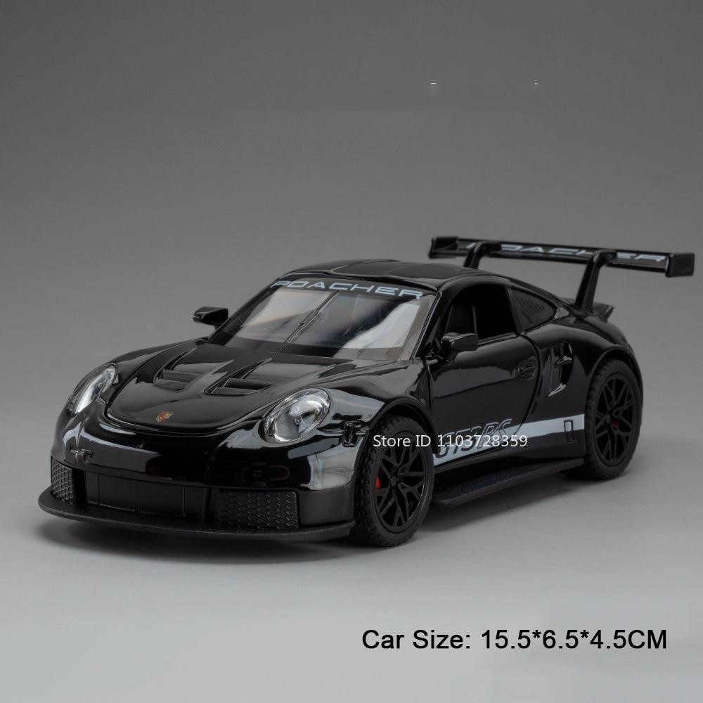 1:32 964 Gt3Rs Supercar Modell Spielzeug Metall Druckguss Türen Geöffnet Rückzieher Gummireifen Simulation Innenraum Sammlung Sportwagen