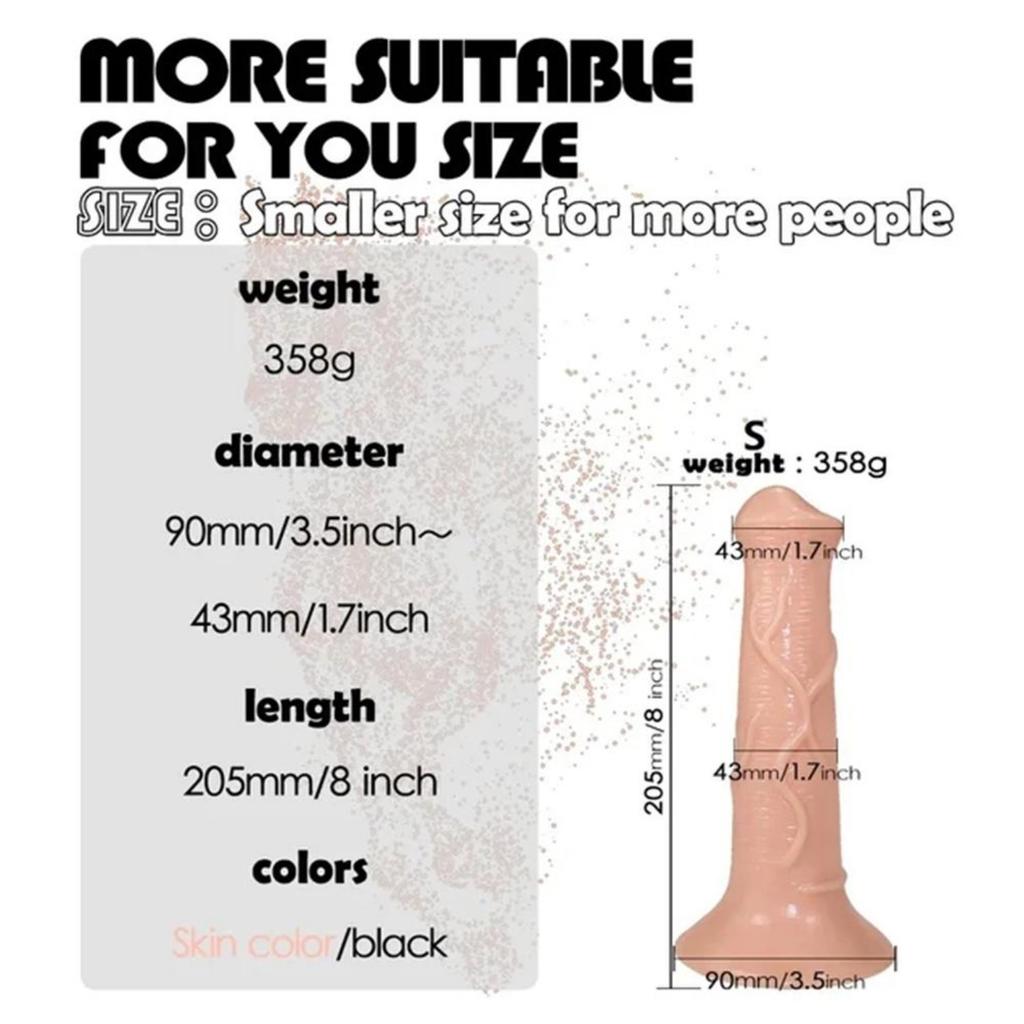 Super Large Realistic Horse Monster Dildo Big Long Dildos with Strong Suction Cup PVC Huge Adult Sex Toys for Men Women Anal Vaginal Masturbation