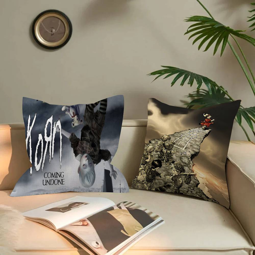 K-Korn Metal Band Personalisierte Bildtext Heimdeko Kissen Haushaltsgeschenke 45X45cm