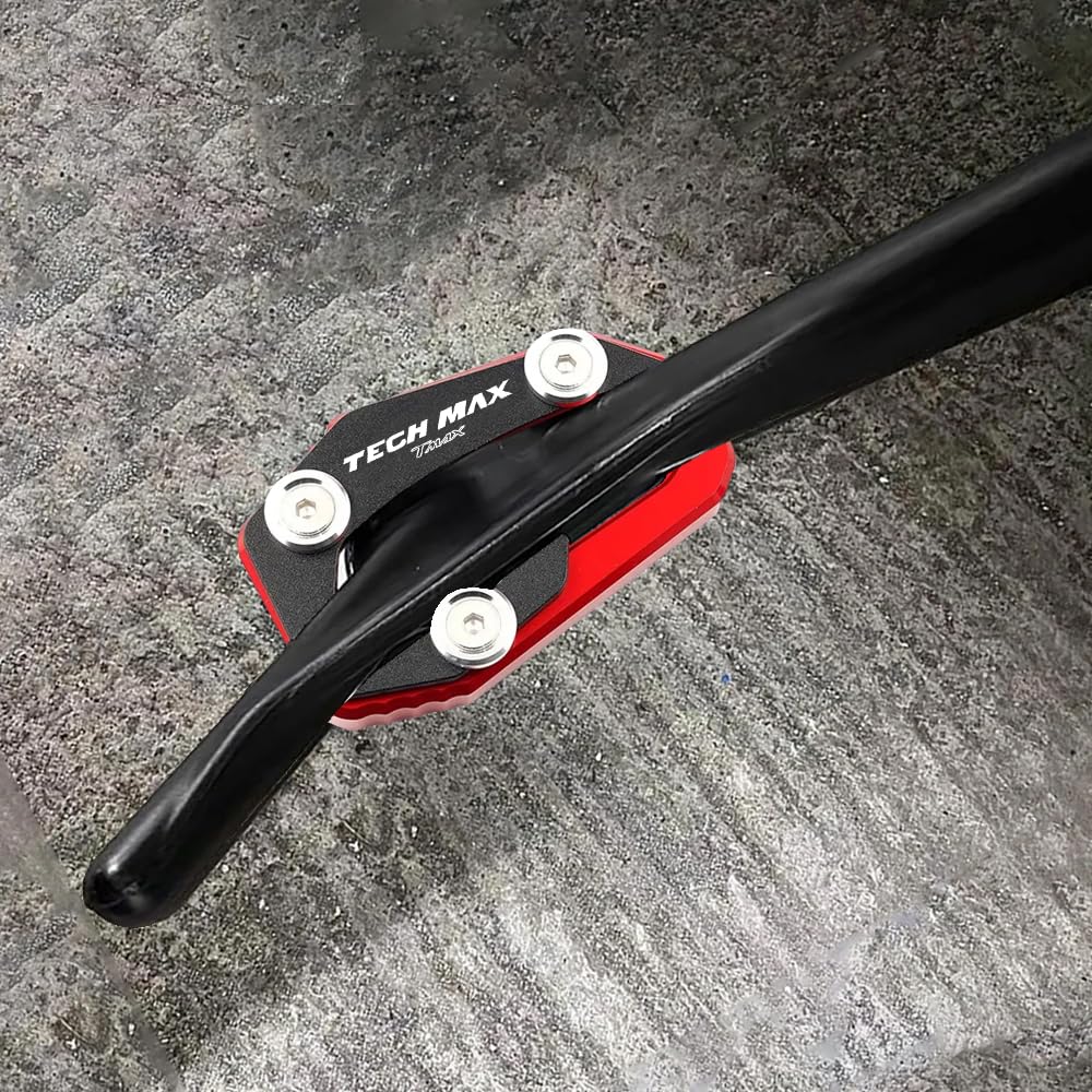 FOR TECH Max TMAX560 2017-2022 Motorcycle CNC Kickstand Foot Side Stand Extension Pad Support Plate