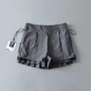 2025 Autumn American Hot Girl High-Waisted Pleated A-Line Mini Skirt