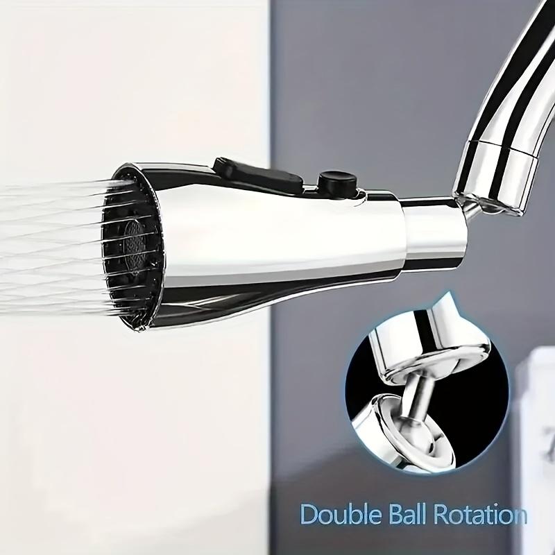 3-Speed Swivel Spray Kitchen & Bathroom Faucet Extension with Splash-Proof Pressure Nozzle, Connector for Sinks, Sprayer for Kitchen Bathroom Faucet