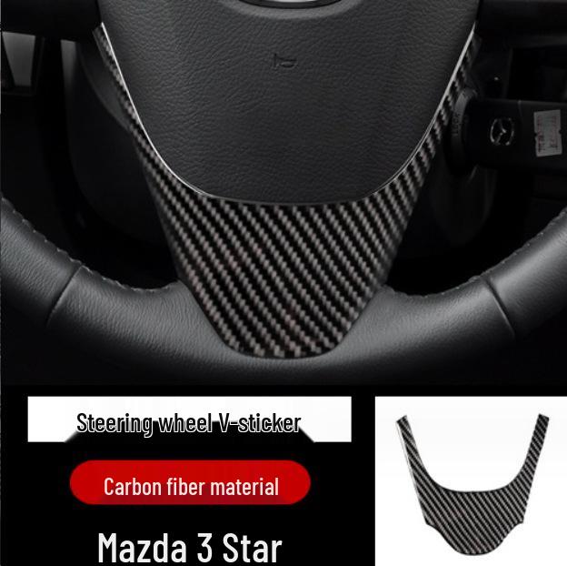 Mazda3 Xingcheng Carbon Fiber Interior Trim for Center Console & Window Lift