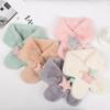 Boys Girls Cute Collar Thickening Toddler Scarf Children Shawls Neckerchief Kid's Scarves