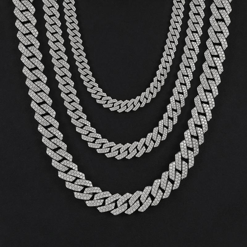Stylish 18K Gold-Plated Cuban Chain for Men In-Stock with Zircon Copper Body - Bold Fashion Jewelry