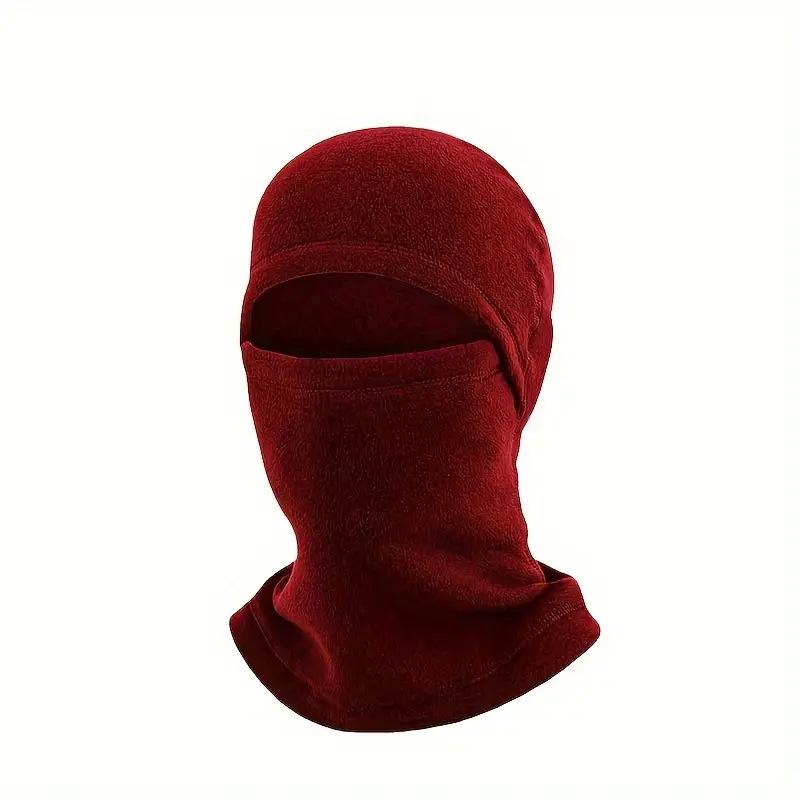 

And Winter Velvet Thermal Mask, Outdoor Sports Fleece Head Cover One Size