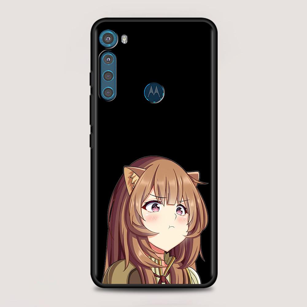 Cartoon Cute Anime Girl Case For MOTO One Fusion Plus G60 G50 G40 G30 G20 G10 G9 G8 Power Lite E6s Edge 20 Pro G Stylus