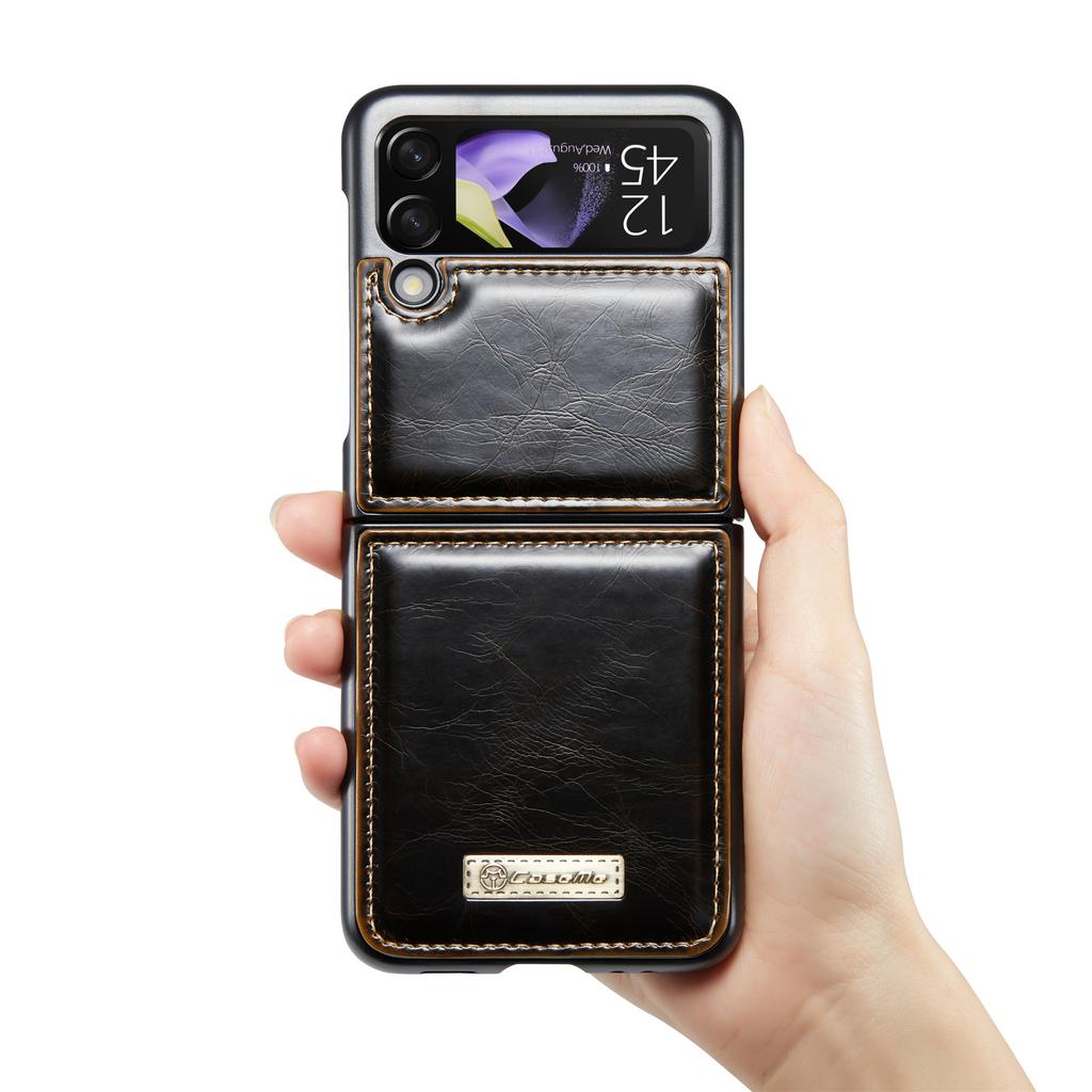 Anti-Schock-Leder-Telefontasche Klapphülle für Samsung Galaxy Z Flip 4 Flip4 5g Flip3 Flip 3 Schutzhülle für Samsung Flip4