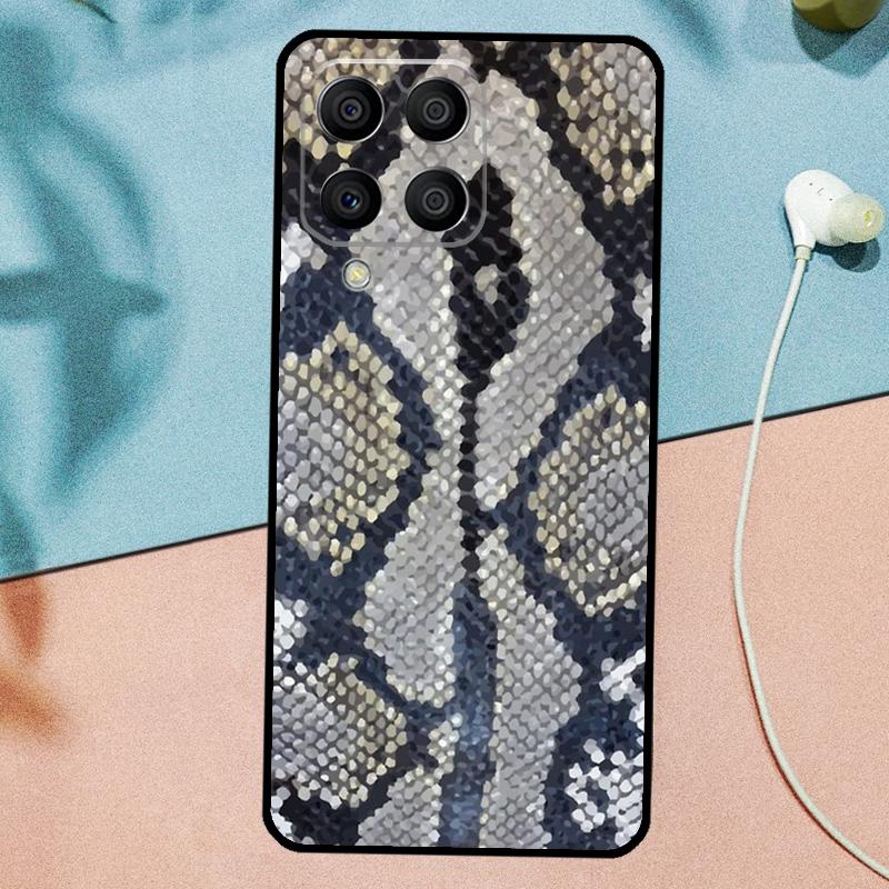 Snake Texture For Samsung Galaxy M33 M35 M55 M15 M12 M13 M14 M34 M54 M53 M21 M31 M11 M32 M52 M06 M16 Case