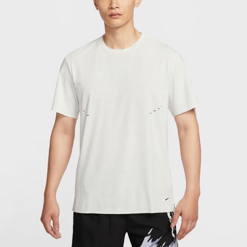 Nike T Shirts Men's White Crew Neck Moderate HV2005-121