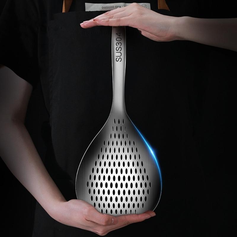 Practical Spoon Ladle for Cooking and Frying Spoons Practical Slotted Ladle for Convenient Food Draining
