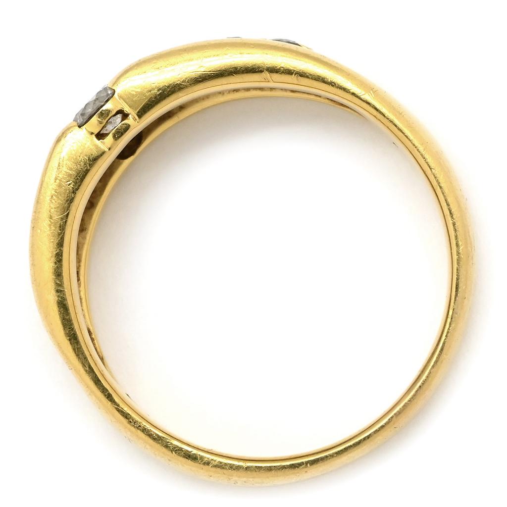 NON BRAND - Diamond 0.71ctRing ring 18K Yellow Gold/diamond #14.5(JP Size) Array
