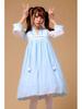 Alice In Wonderland Sky Blue Maid Cosplay Costume