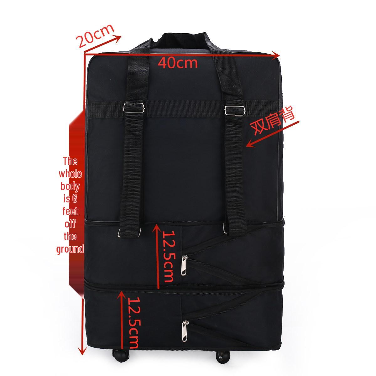 Extra Large Wheeled Foldable Travel Bag - Durable Oxford Cloth