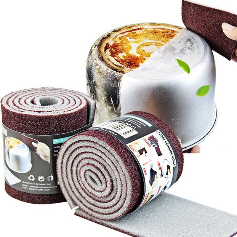 Multifunction Super Cleaning Sponge For Remove Rust Dishwashing Pot Bottom Scouring Pads