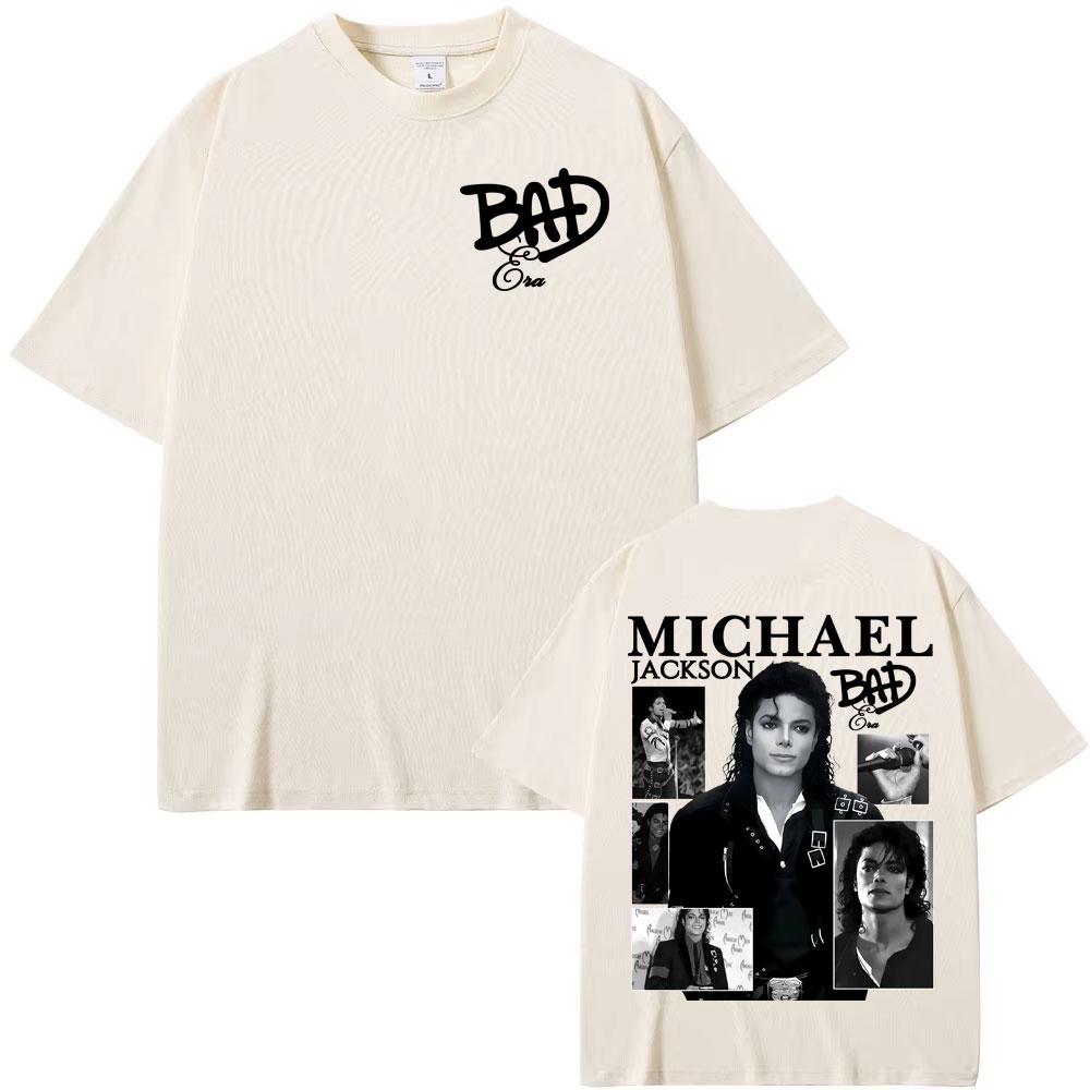 2026 Nuova Maglietta Michael Jackson Vintage Anni '90 Grafica Hip Hop Streetwear T-shirt per Unisex Donna Regalo per Fan Top Casual Estate