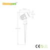 Factory  IP65 LED Solar Garden Lights Outdoor Aluminum Spotlights Black 6000K Daylight Bright & Dim Function