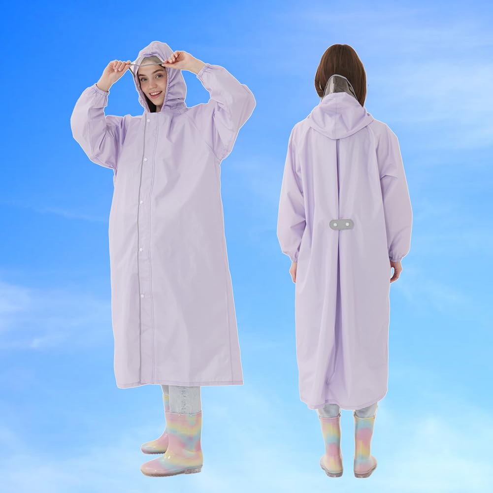 Raincoat for Suitable for School Rainy Heavy Commuting To School [Yolrky] Kids, Bags, Boys, Girls, Children, Adults, Rainwear, Raincoat, Season, Rain,