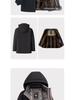 2025 Winter Men's High-End Thickened Goose Down Jacket with Detachable Liner.