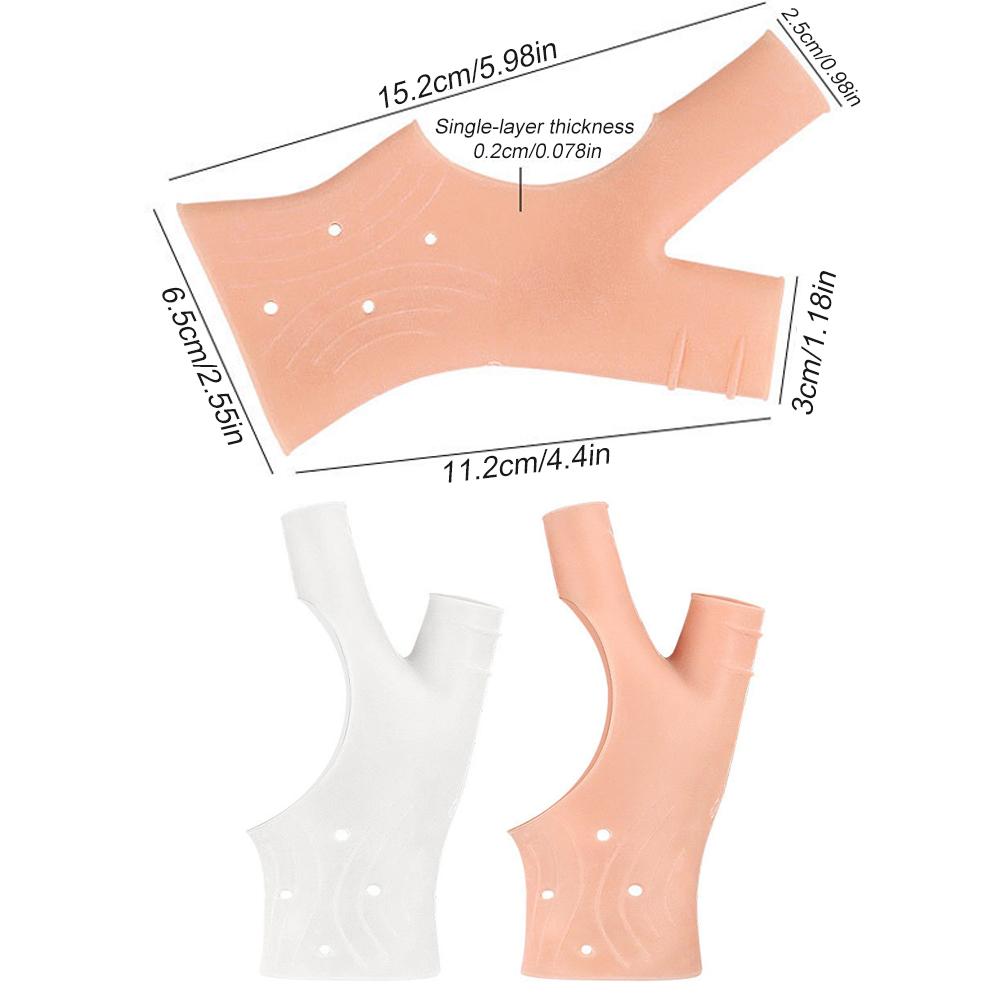 Thumb Wrist Support Brace With Gel Pad Fingerless Arthritis Glove For Carpal Tunnel Tendonitis Waterproof Compression Sleeve