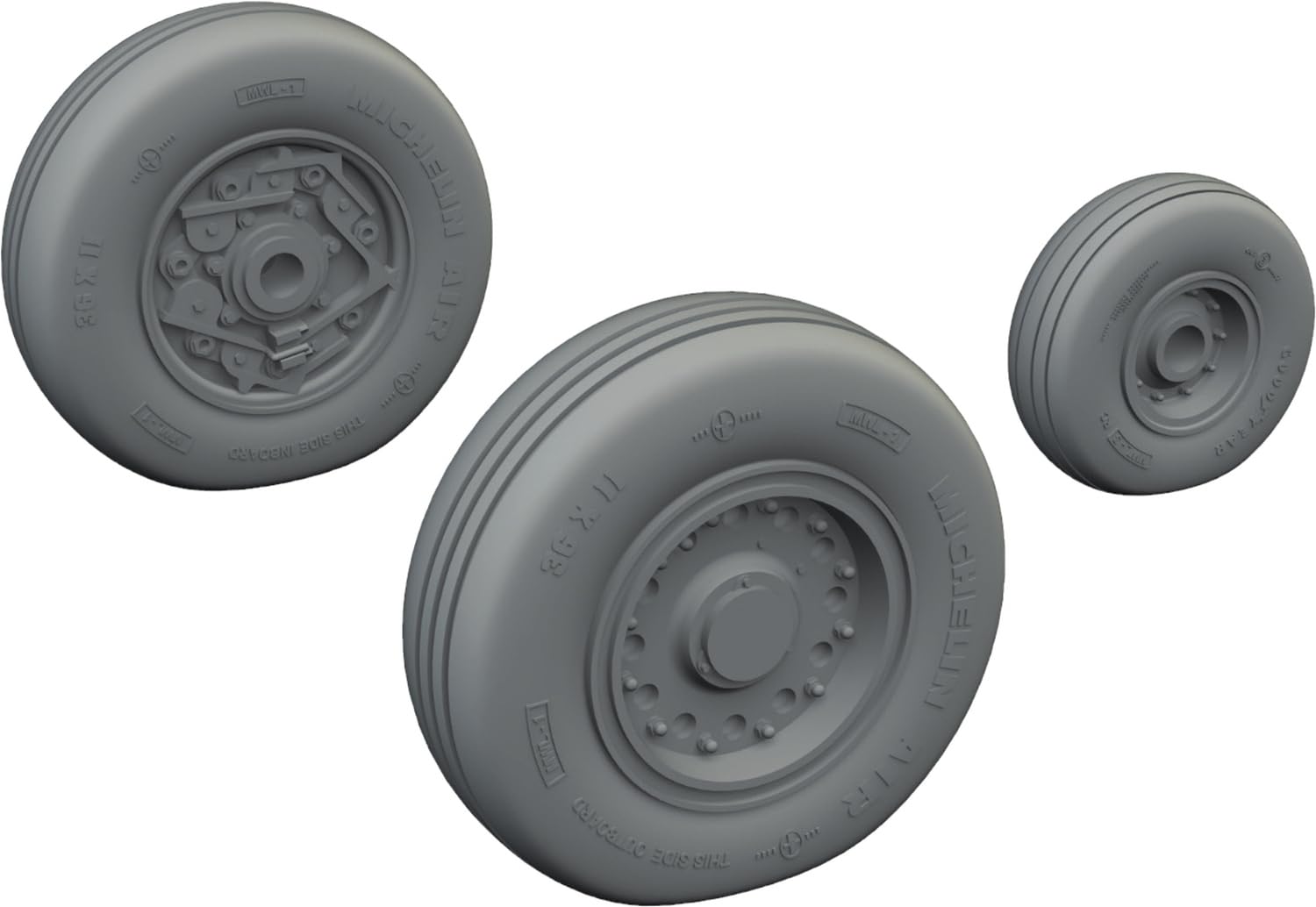 

Eduard 1/48 A-10C Wheel (for Great Wall) Plastic Model Parts EDU6481019