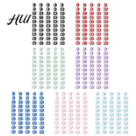 Reusable Pencil Caps 1-20/1-30/1-50 Numbered Toppers, Classroom Labels Supply Management for Teachers, Tracking Markers School Organization Number