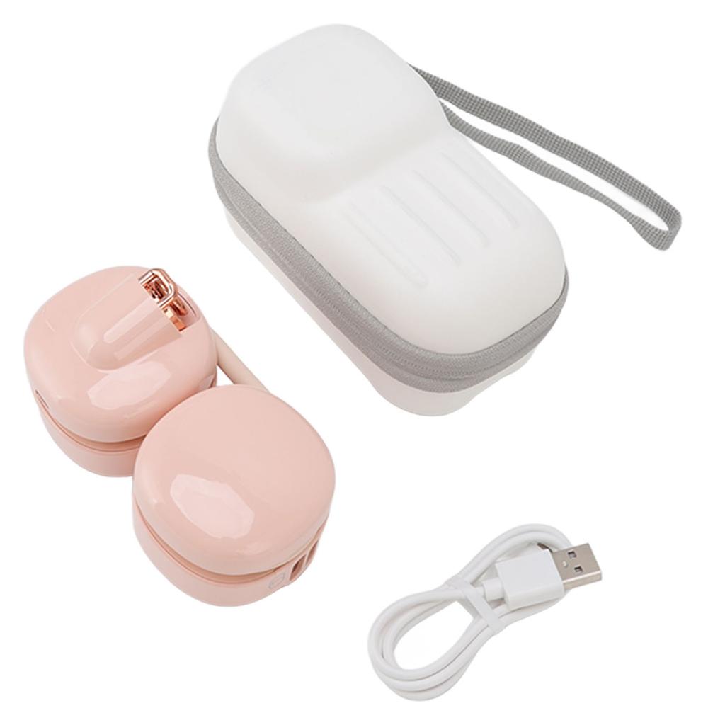 USB-Ladegerät Nackenventilator Doppelventilator Freihändig Super Luftstrom Leicht Faltbar Tragbarer Nackenventilator für