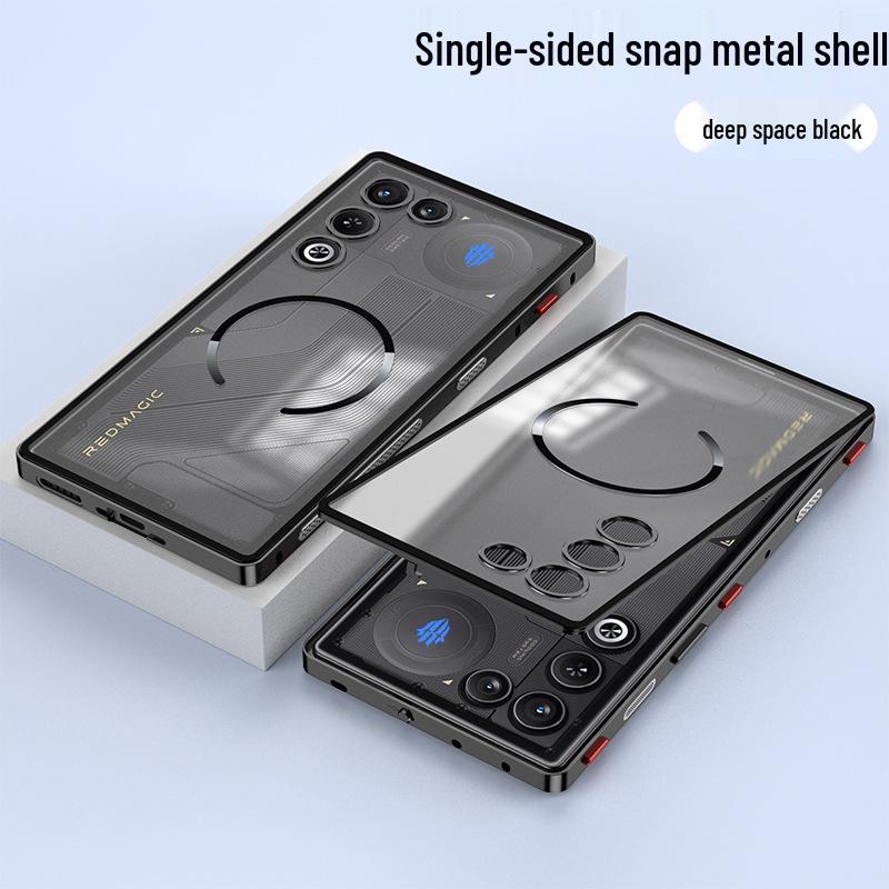 

Red Devil 11 Air Phone Case: Dustproof Net, Shoulder Button, Metal Spring Buckle, Magnetic Wireless Charging DY04 - Red Devil 11 Air