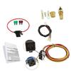 Universal ELECTRIC COOLING FAN WIRING HARNESS INSTALL KIT 185/165 HERMOSTAT 40A RELAY