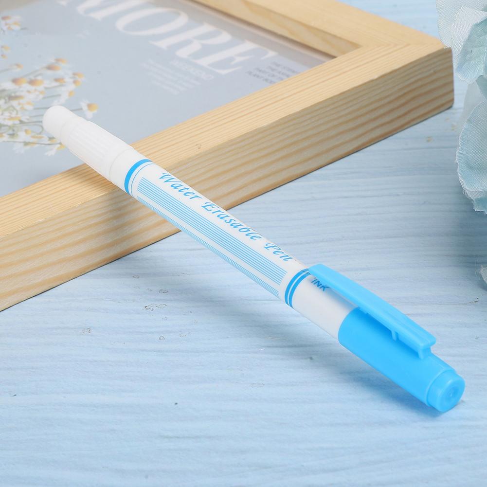 10pcs Double Head Water Erasable Pen Fabric Marker Tailoring Tool AccessoriesBlue