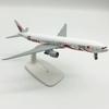 20cm B777 Love China Airlines 777 Airplane Model Die-casting Alloy Metal Collectible Aircraft With Landing Gear Desk Accessories