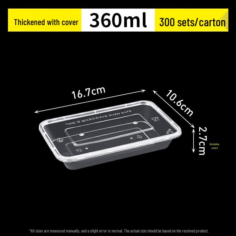 

Shouhe Disposable Plastic Takeout Food Containers