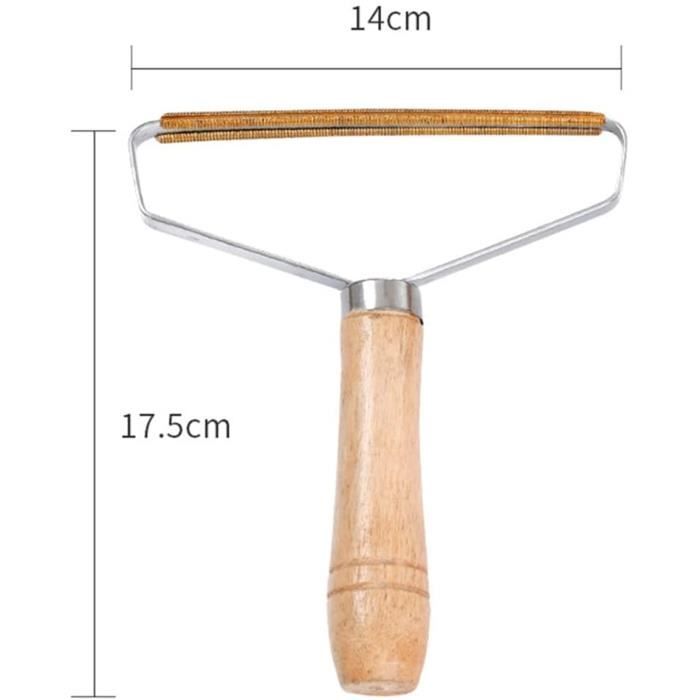 3Pcs Rasoir Peluche Bouloche, Appareil Anti Bouloche Manuelle de Rasoir de Vêtements Brosse Vetement Anti Peluche Poil Enleve [436]