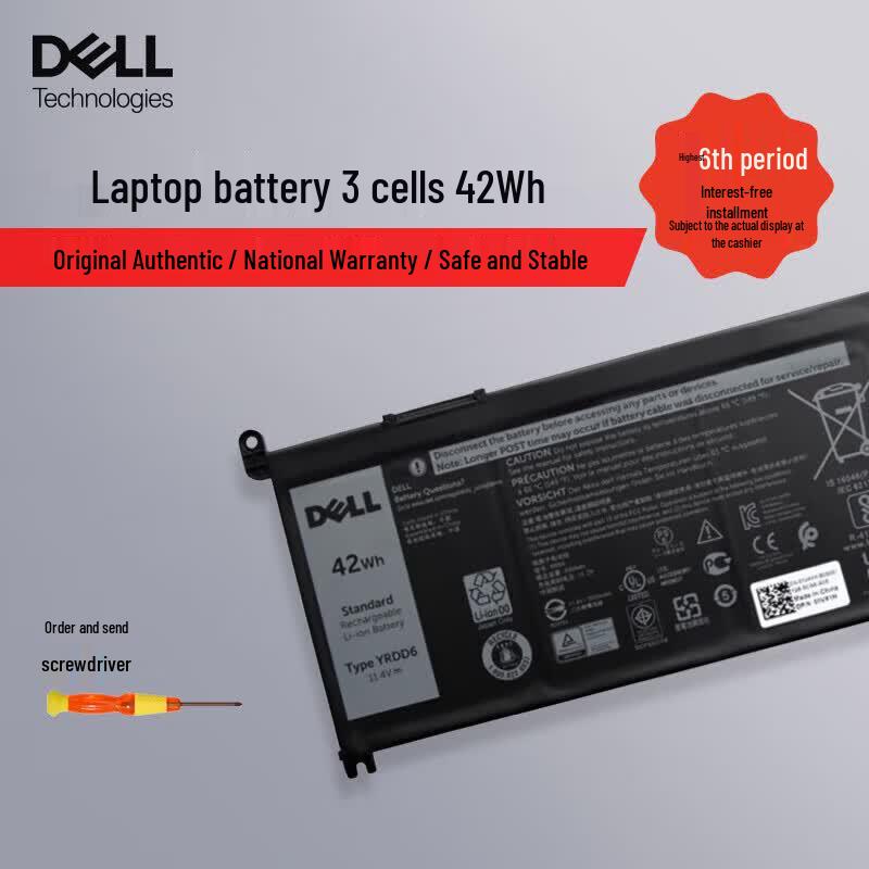 Dell YRDD6 Original Laptop Battery for Inspiron 3590 Series