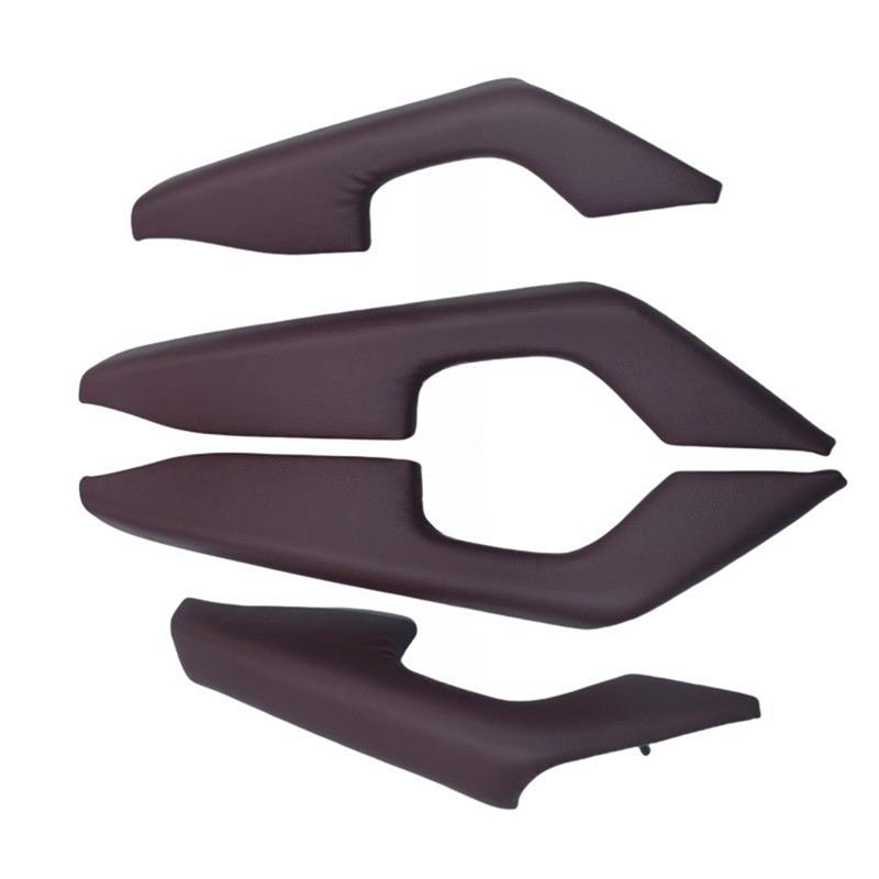 Vorderer Hinterer Tür Armlehnen Griff Abdeckung Panel Set(4 Stück) Für PanelFür Toyota Hilux 2015-2024 Grundplattenabdeckungen L/R B