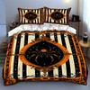 Striped, Spider, Ornamental Bedding Duvet Cover Sets Duvet Covers Pillowcases Gifts (1 * Duvet Cover 2 * Pillowcases, Without Duvet Insert)