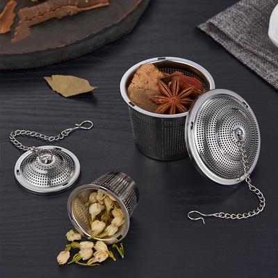 1PC Seasoning Ball Stainless Steel Household Filter Screen Stew Filter Tea Hot Pot Supplies Colanders Kitchen Tools