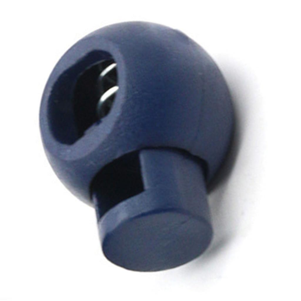 Spring Cord Lock Single Hole End Round Fastener Buttons Slider Toggle Stopper for Backpack Shoelace Sportswear