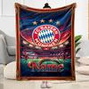 Bayern Munich Stadium Night Personalized Name Blanket Throw Customizable Blanket Warmthful Decor for Nap Couch Livingroom Chair Four Seasons Universal