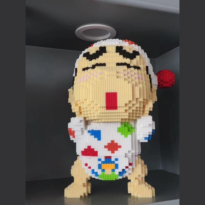 30cm Cartoon Anime Building Block Toy Small Particle Brick for Children and Adults Building Block Set Children's Puzzle Toy Gift