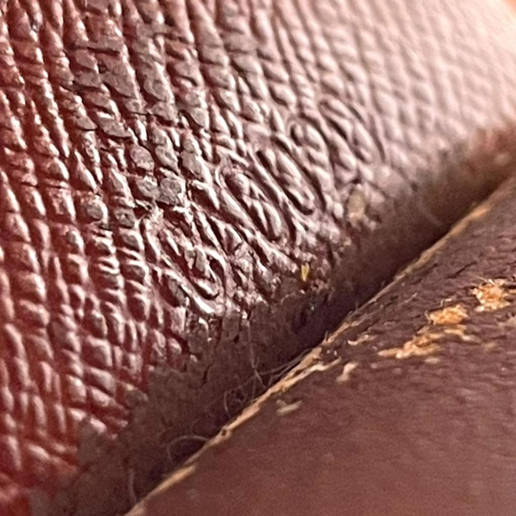 Used LOUIS VUITTONKey holder  Brown leather unisex