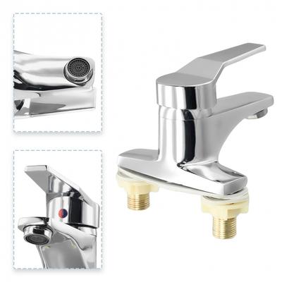 Zinc Alloy Shower Faucet Hot And Cold Water Mixer Wall Mounted Single Handle