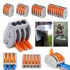 Terminal Block Spring Lever Nut Terminal Blocks Reusable Electric Cable Connector Wire Home Tools of Insulating Solde